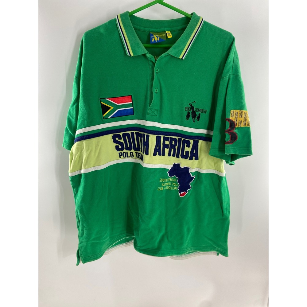 Star Company South Africa Polo Team Shirt Green Mens 3XL Western Cape 2005 ZZ32